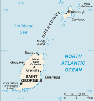 Mappa Grenada